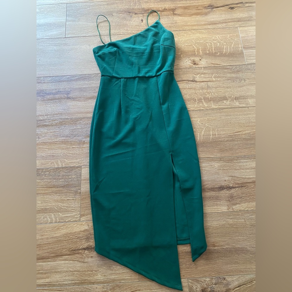 Showpo. Life Changing Dress - Emerald Green